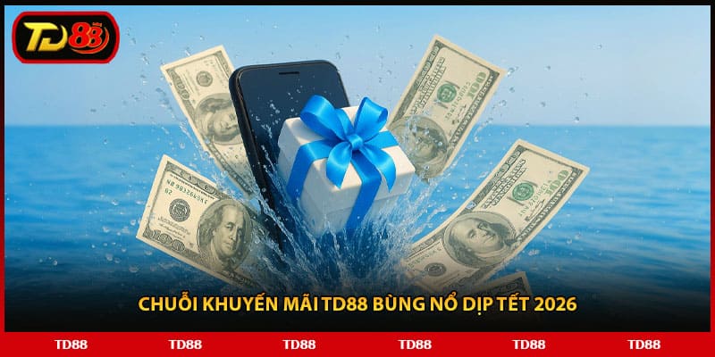 Chuỗi khuyến mãi TD88 bùng nổ dịp Tết 2026